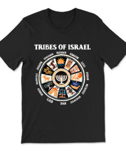 12 Twelve Tribes Of Israel Hebrew Israelite Judah Jerusalem T-shirt
