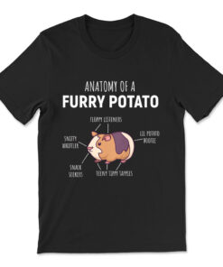 Anatomy Of A Furry Potato Guinea Pig Lover T-shirt