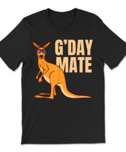 Australia G'day Mate Shirt Funny Kangaroo Australian Symbol T-shirt