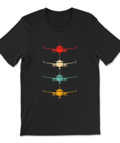 Aviation Airplane Flying Airline Vintage Pilot T-shirt