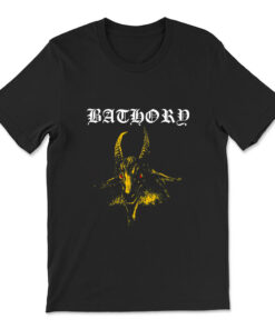 Bathory Classic Goat Logo Official Merch T-shirt