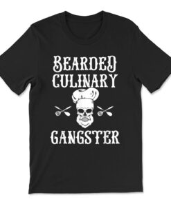 Bearded Culinary Gangster Vintage Cooking Guru T-shirt