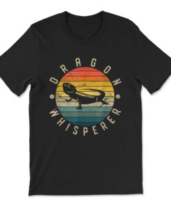 Bearded Dragon Whisperer Vintage Lizard Reptile Lover T-shirt