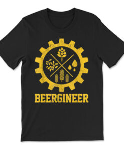 Beergineer Homebrew Home Brewing Craft Beer Brewer T-shirt