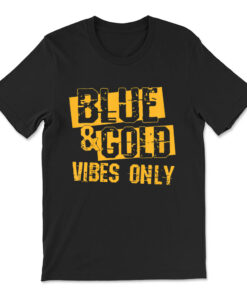 Blue And Gold Game Day Group Shirt For High School Football T-shirt