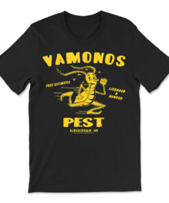 Breaking Bad Vamanos Pest Yellow Insect Logo T-shirt