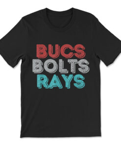 Bucs Bolts Rays Retro Vintage T-shirt