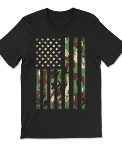 Camo American Flag Usa Camouflage T-shirt