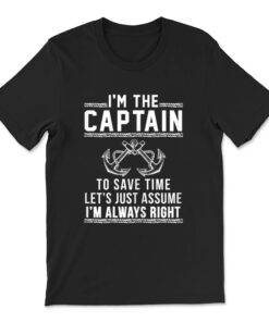 Captain Of The Boat T-shirt