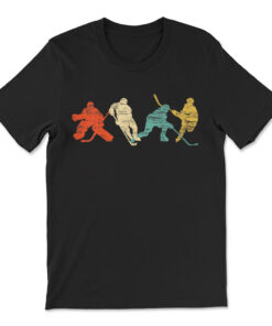 Classic Vintage Style Ice Hockey T-shirt
