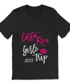 Costa Rica Girls Trip 2023 Vacation Matching Group Weekend T-shirt