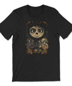 Disney Pixar Coco Miguel Amp Musical Scene T-shirt
