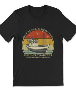 Dufresne And Redding Fishing Charters Vintage Fishing Boat T-shirt