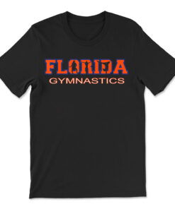 Florida Gymnastics Girls Tumbling Gear Gymnast Aerobic Dance T-shirt