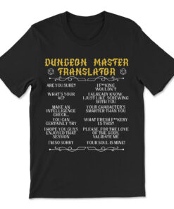 Gaming Master Tabletop Board Game Rpg Gamer Gaming Dungeon T-shirt