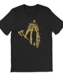 God Of War Kratos And Atreus One Color Gold T-shirt