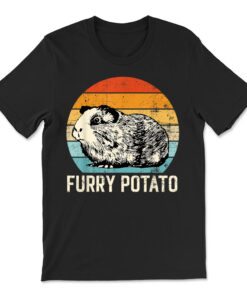 Guinea Pig Shirt Furry Potato Tee Vintage Guinea Pig T-shirt