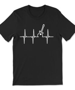 Guitar Heartbeat Instrument T-shirt