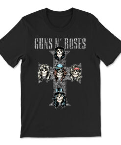 Guns N' Roses Official Vintage Cross T-shirt
