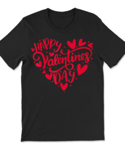 Happy Valentines Day Valentine Heart Shape T-shirt