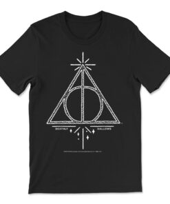 Harry Potter Deathly Hallows Symbol Line Art T-shirt