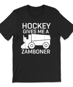 Hockey Gives Me A Zamboner T-shirt Funny Hockey T-shirt
