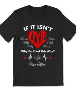 If It Isn't Love Ronnie Bobby Ricky Mike Ralph And Johnny T-shirt
