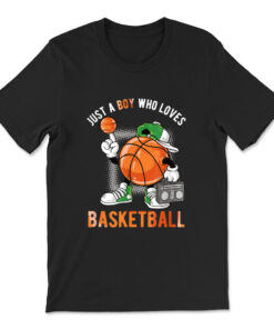 Just A Boy Who Loves Basketball T-shirt