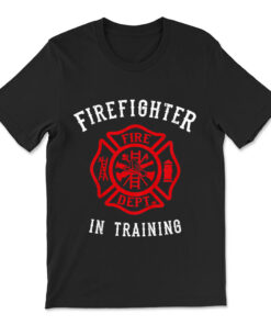 Kids Firefighter Shirt For Kids Cute Toddler Fire Fighter T-shirt