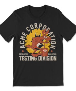 Looney Tunes Wile E. Coyote Acme Corporation Testing T-shirt