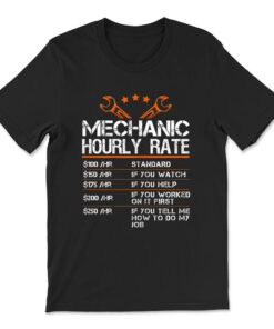 Mechanic Hourly Rate T-shirt