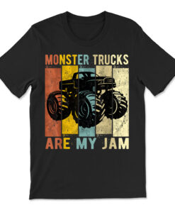 Monster Trucks Are My Jam Monster Truck T-shirt