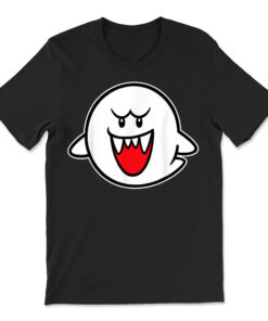 Nintendo Super Mario Boo Character Portrait Graphic T-shirt