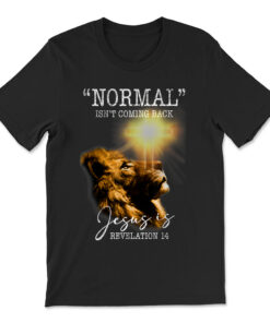 Normal Isn't Coming Back But Jesus Is Cross Christian Easter T-shirt