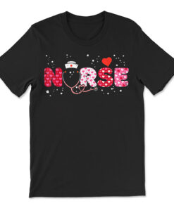 Nurse Valentines Day Valentine Scrub Scrubs Nicu T-shirt