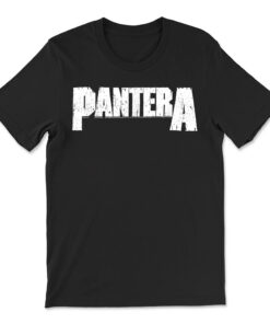 Pantera Official White Logo T-shirt
