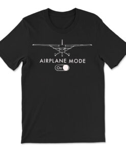 Pilot C172 Flying Gift Airplane Mode T-shirt