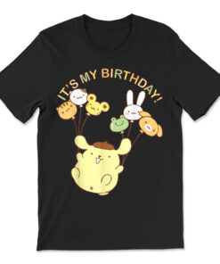 Pompompurin Its My Birthday T-shirt