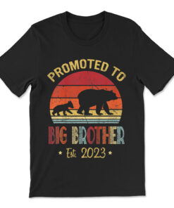 Promoted To Big Brother Est 2023 Pregnancy Announcement T-shirt