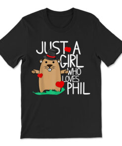 Punxsy Phil's Cute Groundhog Day Holiday T-shirt