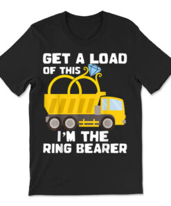 Ring Bearer Shirt Funny Wedding Truck T-shirt