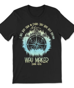 Spiritual Way Maker Bible Verse Christian Faith Way Maker T-shirt