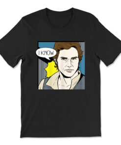 Star Wars Han Solo I Know Pop Art Couples T-shirt
