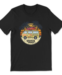 Stranger Things 4 Surfer Boy Pizza Van T-shirt