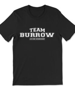 Team Burrow Proud Family Surname Last Name T-shirt