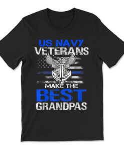 Us Navy Veterans Make The Best Grandpas T-shirt