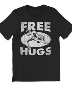Wrestling Shirts - Funny Free Hugs Wrestling T-shirt