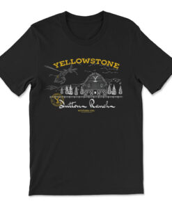 Yellowstone Dutton Ranch Helicoptor T-shirt